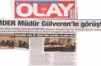 Emniyet Müdürü Erhan Gülveren'i ziyaret ettik