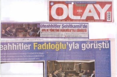 GAİMDER, ŞEHİTKAMİL BELEDİYESİ'Nİ ZİYARET ETTİ