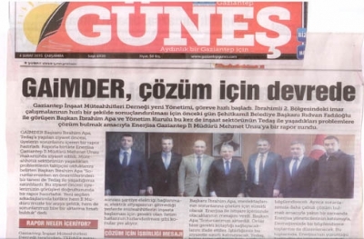GAİMDER, TOROSLAR EDAŞ'I ZİYARET ETTİ