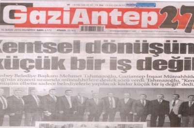KENTSEL DÖNÜŞÜMDE ISRARCIYIZ