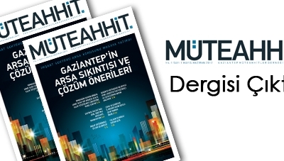MÜTEAHHİT DERGİSİ çIKTI