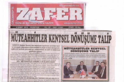 MÜTEAHHİTLER KENTSEL DÖNÜŞÜME TALİP