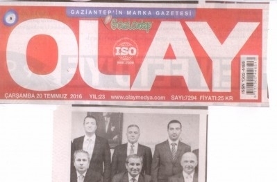 Kınama Mesajı gazete küpürleri