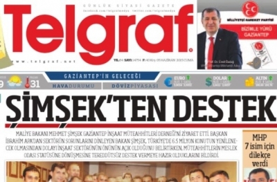 MALİYE BAKANI ŞİMŞEK, GAİMDER'İ ZİYARET ETTİ