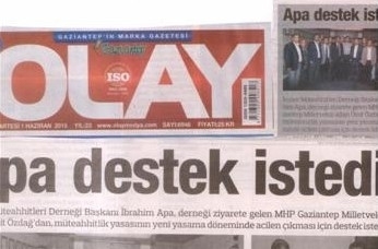 MHP'Lİ ÖZDAĞ, GAİMDER'İ ZİYARET ETTİ